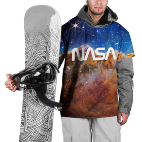 Накидка на куртку 3D с принтом Лого NASA и Туманность Киля в Кировске, 100% полиэстер |  | Тематика изображения на принте: james webb telescope | nasa | space | universe | вселенная | зведы | звездное небо | космос | наса | телескоп джеймс уэбб | туманность киля | туманность киля джеймс уэбб | туманность киля наса | фото вселенная