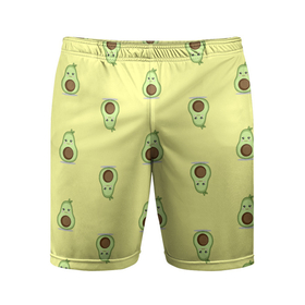 Мужские шорты спортивные с принтом Авокадики паттерн в Тюмени,  |  | авокадики | авокадики паттерн | авокадо | авокадо милашка | желтый | зеленый | милашка | милое | милый | паттерн