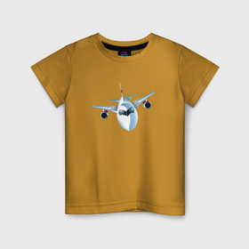 Детская футболка хлопок с принтом Крутой вираж в Новосибирске, 100% хлопок | круглый вырез горловины, полуприлегающий силуэт, длина до линии бедер | airplane | pilot | авиация | пилот | самолет