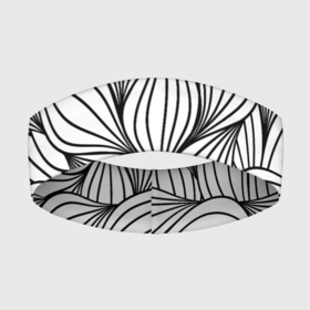Повязка на голову 3D с принтом Бесконечные Белые Листья в Екатеринбурге,  |  | endless | leaves | summer | white | белый | бесконечные | букет | лето | листья | природа | растение | флора