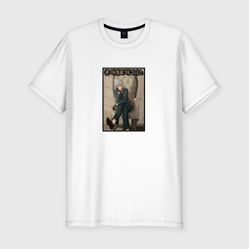 Мужская футболка хлопок Slim с принтом Khun Aguero Agnis в Тюмени, 92% хлопок, 8% лайкра | приталенный силуэт, круглый вырез ворота, длина до линии бедра, короткий рукав | Тематика изображения на принте: 