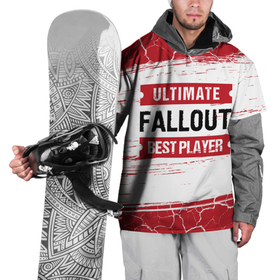 Накидка на куртку 3D с принтом Fallout: красные таблички Best Player и Ultimate в Курске, 100% полиэстер |  | fallout | logo | ultimate | игра | игры | краска | лого | логотип | символ | фаллаут