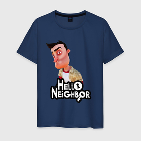 Мужская футболка хлопок с принтом Hello Neighbor | Привет сосед Ник Рот , 100% хлопок | прямой крой, круглый вырез горловины, длина до линии бедер, слегка спущенное плечо. | hello neighbor | видеоигра | игра | ник рот | привет сосед | сосед | теодор питерсон