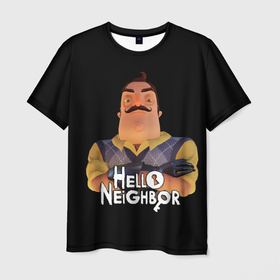 Мужская футболка 3D с принтом Привет сосед | Hello Neighbor в Екатеринбурге, 100% полиэфир | прямой крой, круглый вырез горловины, длина до линии бедер | Тематика изображения на принте: hello neighbor | видеоигра | игра | привет сосед | сосед | теодор питерсон
