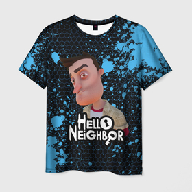 Мужская футболка 3D с принтом Hello Neighbor | Привет сосед | Ник Рот в Екатеринбурге, 100% полиэфир | прямой крой, круглый вырез горловины, длина до линии бедер | hello neighbor | видеоигра | игра | ник рот | привет сосед | сосед | теодор питерсон