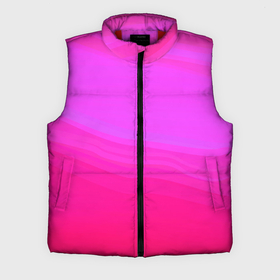 Мужской жилет утепленный 3D с принтом Neon pink bright abstract background ,  |  | abstract | abstract background | neon pink | pink bright | неоновый розовый | яркий розовый