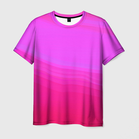 Мужская футболка 3D с принтом Neon pink bright abstract background в Кировске, 100% полиэфир | прямой крой, круглый вырез горловины, длина до линии бедер | abstract | abstract background | neon pink | pink bright | неоновый розовый | яркий розовый