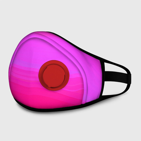 Маска из неопрена с принтом Neon pink bright abstract background в городе Новоалтайск, неопрен 100% | Форма огибающая нос. Резинки для ушей с дополнительной резинкой на затылке. Клапан для выдоха для активного дыхания при занятиях спортом. Эластичный материал маски и окантовки для лучшего растяжения и прилегания маски.  | abstract | abstract background | neon pink | pink bright | неоновый розовый | яркий розовый