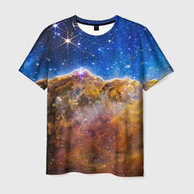 Мужская футболка 3D с принтом NASA: Туманность Карина , 100% полиэфир | прямой крой, круглый вырез горловины, длина до линии бедер | fog | nasa | space | астрономия | вояджеры | вселенная | галактика | звезды | космос | луна | марс | наса | наука | научпоп | открытый космос | планеты | сборник космос | солнечная система | туман | уран | хаббл