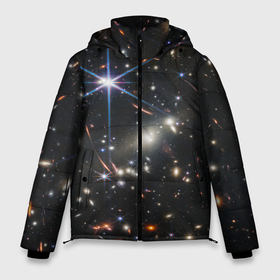 Мужская зимняя куртка 3D с принтом NASA: Скопление Галактик , верх — 100% полиэстер; подкладка — 100% полиэстер; утеплитель — 100% полиэстер | длина ниже бедра, свободный силуэт Оверсайз. Есть воротник-стойка, отстегивающийся капюшон и ветрозащитная планка. 

Боковые карманы с листочкой на кнопках и внутренний карман на молнии. | fog | nasa | space | астрономия | вояджеры | вселенная | галактика | звезды | космос | луна | марс | наса | наука | научпоп | открытый космос | планеты | сборник космос | солнечная система | туман | уран | хаббл