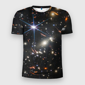 Мужская футболка 3D Slim с принтом NASA: Скопление Галактик в Петрозаводске, 100% полиэстер с улучшенными характеристиками | приталенный силуэт, круглая горловина, широкие плечи, сужается к линии бедра | Тематика изображения на принте: fog | nasa | space | астрономия | вояджеры | вселенная | галактика | звезды | космос | луна | марс | наса | наука | научпоп | открытый космос | планеты | сборник космос | солнечная система | туман | уран | хаббл
