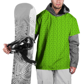 Накидка на куртку 3D с принтом Зеленые волнистые узоры в Белгороде, 100% полиэстер |  | абстрактные | абстракция | геометрия | классика | классические | нейтральные | спокойные | узор | узоры