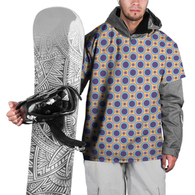 Накидка на куртку 3D с принтом Круги Геометрические  паттерны в Тюмени, 100% полиэстер |  | абстрактные | абстракция | геометрия | классика | классические | нейтральные | спокойные | узор | узоры