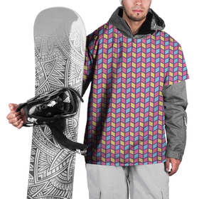 Накидка на куртку 3D с принтом Геометрический  паттерн в Тюмени, 100% полиэстер |  | абстрактные | абстракция | геометрия | классика | классические | нейтральные | спокойные | узор | узоры