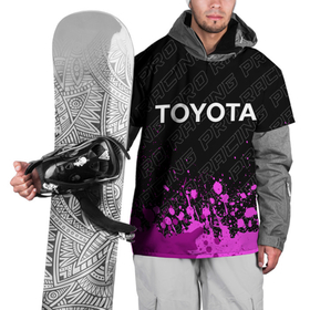 Накидка на куртку 3D с принтом Toyota Pro Racing в Курске, 100% полиэстер |  | auto | brand | logo | paint | symbol | toyota | авто | бренд | брызги | краска | лого | символ | тойота