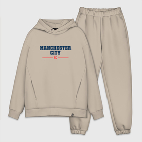 Мужской костюм хлопок OVERSIZE с принтом Manchester City FC Classic в Кировске,  |  | 