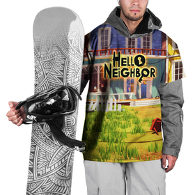 Накидка на куртку 3D с принтом Hello Neighbor: Дом в Белгороде, 100% полиэстер |  | hello neighbor | видеоигра | игра | ник рот | привет сосед | сосед | теодор питерсон