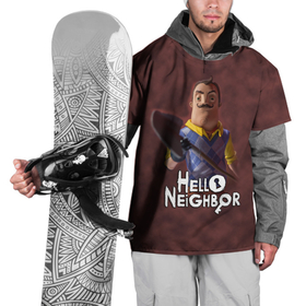 Накидка на куртку 3D с принтом Привет сосед: Сосед с лопатой в Курске, 100% полиэстер |  | Тематика изображения на принте: hello neighbor | видеоигра | игра | ник рот | привет сосед | сосед | теодор питерсон