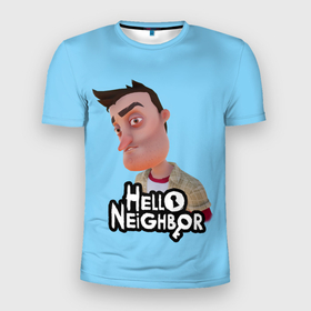 Мужская футболка 3D Slim с принтом Привет сосед: Ник Рот , 100% полиэстер с улучшенными характеристиками | приталенный силуэт, круглая горловина, широкие плечи, сужается к линии бедра | hello neighbor | видеоигра | игра | ник рот | привет сосед | сосед | теодор питерсон