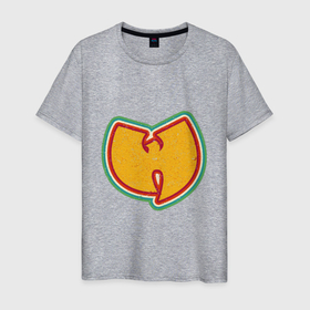 Мужская футболка хлопок с принтом Wu Tang Colors , 100% хлопок | прямой крой, круглый вырез горловины, длина до линии бедер, слегка спущенное плечо. | Тематика изображения на принте: 