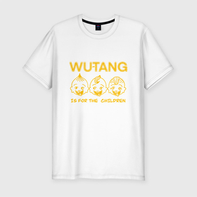 Мужская футболка хлопок Slim с принтом Wu Tang Childrens в Екатеринбурге, 92% хлопок, 8% лайкра | приталенный силуэт, круглый вырез ворота, длина до линии бедра, короткий рукав | Тематика изображения на принте: 