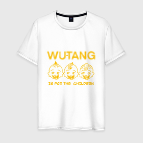 Мужская футболка хлопок с принтом Wu Tang Childrens в Екатеринбурге, 100% хлопок | прямой крой, круглый вырез горловины, длина до линии бедер, слегка спущенное плечо. | Тематика изображения на принте: 