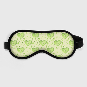 Маска для сна 3D с принтом Сердце листвы в Тюмени, внешний слой — 100% полиэфир, внутренний слой — 100% хлопок, между ними — поролон |  | Тематика изображения на принте: акварель | зеленое | зеленое сердце | зелень | лист | листва | листик | нежность | пастель | природа | салат | салатовый | сердце
