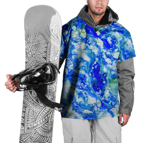 Накидка на куртку 3D с принтом Снег На Красках , 100% полиэстер |  | abstraction | acrylic | art | paint | painting | snow | spots | абстракция | акриловая | живопись | искусство | краска | пятна | снег