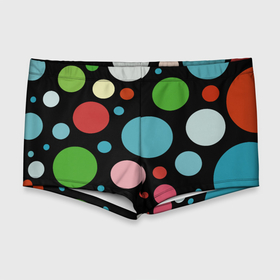 Мужские купальные плавки 3D с принтом Разноцветные круги на чёрном фоне в Курске, Полиэстер 85%, Спандекс 15% |  | circle | color | conposition | fashion | композиция | круг | мода | цвет