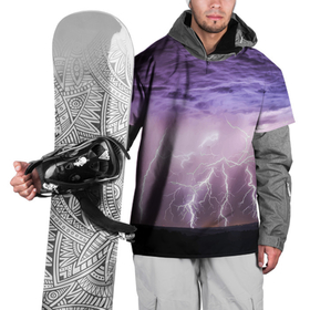 Накидка на куртку 3D с принтом Гроза в ночном небе в Курске, 100% полиэстер |  | Тематика изображения на принте: element | lightning | nature | storm | storm cloud | гроза | молния | природа | стихия | тучи