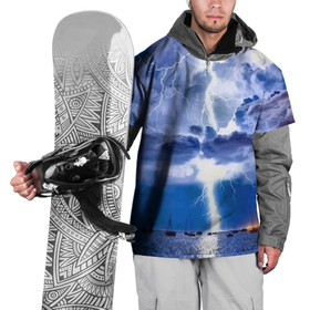 Накидка на куртку 3D с принтом Разряд молнии над океаном в Тюмени, 100% полиэстер |  | Тематика изображения на принте: element | lightning | nature | ocean | storm | storm cloud | yacht | гроза | молния | океан | природа | стихия | туча | яхта
