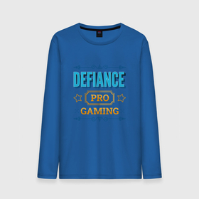 Мужской лонгслив хлопок с принтом Игра Defiance PRO Gaming в Екатеринбурге, 100% хлопок |  | 