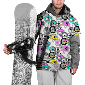 Накидка на куртку 3D с принтом Sport and fitness в Белгороде, 100% полиэстер |  | Тематика изображения на принте: fitness | sport | sports print | разноцветный узор | спортивный | фитнес