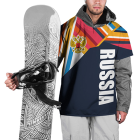 Накидка на куртку 3D с принтом RUSSIA   RETRO COLORS , 100% полиэстер |  | z | zapobedy | zaпобеду | армия | за победу | запобеду | коррес | обозначение | россия | русские войска | спецоперация | телевидение