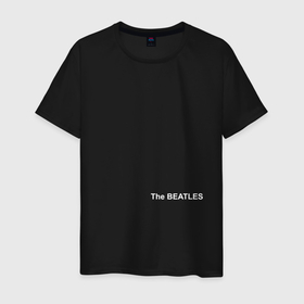 Мужская футболка хлопок с принтом The Black Album   The Beatles в Белгороде, 100% хлопок | прямой крой, круглый вырез горловины, длина до линии бедер, слегка спущенное плечо. | beatles | the beatles | бителз | бителс | битлз | битлс | битлы | группа | джон леннон | джордж харрисон | жуки | зе | ливерпульская четвёрка | мерсибит | пол маккартни | поп | ринго старр | рок
