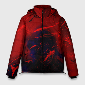 Мужская зимняя куртка 3D с принтом Абстрактная краски и фигура   Красный в Екатеринбурге, верх — 100% полиэстер; подкладка — 100% полиэстер; утеплитель — 100% полиэстер | длина ниже бедра, свободный силуэт Оверсайз. Есть воротник-стойка, отстегивающийся капюшон и ветрозащитная планка. 

Боковые карманы с листочкой на кнопках и внутренний карман на молнии. | Тематика изображения на принте: abstraction | art | artwork | blood | colorful | colors | dark | darkness | graphics | paints | patterns | surrealism | sweethuman | sweethumen | абстракция | арт | графика | искусство | краски | кровь | разноцветный | сюрреализм | темнота | тьма | узоры 