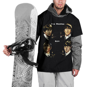 Накидка на куртку 3D с принтом The Beatles Boys в Тюмени, 100% полиэстер |  | beatles | the beatles | бителз | бителс | битлз | битлс | битлы | группа | джон леннон | джордж харрисон | жуки | зе | ливерпульская четвёрка | мерсибит | пол маккартни | поп | ринго старр | рок