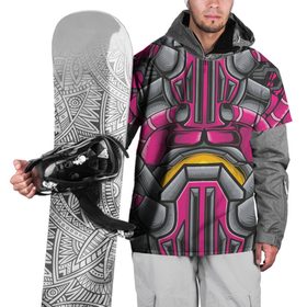 Накидка на куртку 3D с принтом Костюм робота в Екатеринбурге, 100% полиэстер |  | железяка | костюм | костюм робота | провода | робот