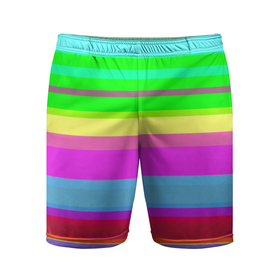 Мужские шорты спортивные с принтом Тропические линии ,  |  | бирюзовый | желтый | зеленый | лазурный | линии | море | морская волна | морской | небесный | радужный | салатовый | сине зеленый | солннце | тропики | яркий