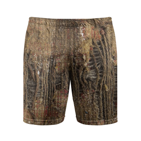 Мужские шорты спортивные с принтом Хайповая грязная рванина в Тюмени,  |  | fashion | hype | rag | underground | андеграунд | мода | рваньё | хайп