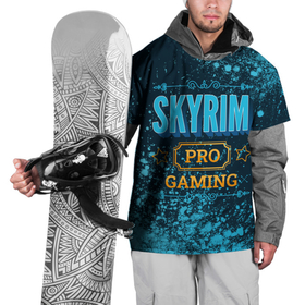 Накидка на куртку 3D с принтом Игра Skyrim: PRO Gaming в Санкт-Петербурге, 100% полиэстер |  | Тематика изображения на принте: logo | pro | skyrim | the elder scrolls | игра | игры | краска | краски | лого | логотип | символ | скайрим