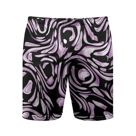 Мужские шорты спортивные с принтом Абстрактный сиренево черный переливающийся фон ,  |  | абстракция | перламутровый | сиреневый | фиолетовый | черный