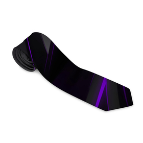 Галстук 3D с принтом Geometry Черный и фиолетовый , 100% полиэстер | Длина 148 см; Плотность 150-180 г/м2 | 3d | 3д | black | red | texture | геометрия | красно синее | синий | текстуры | фигуры | фиолетовый | черно фиолетовый | черный