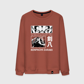 Мужской свитшот хлопок с принтом Zaraki Kenpachi , 100% хлопок |  | anime bleach | bankai | bleach | kenpachi | zaraki | аниме блич | банкай | блич | дзараки | зараки | кенпачи | кэмпати