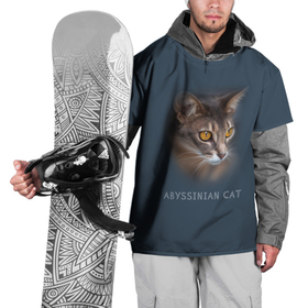 Накидка на куртку 3D с принтом Кот породы абиссинец в Санкт-Петербурге, 100% полиэстер |  | абиссинец | абиссинская кошка | абиссинская порода | кот абиссинец | котенок абиссинец | кошка абиссинец | порода абиссинец