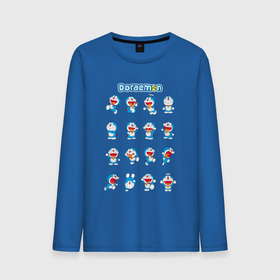 Мужской лонгслив хлопок с принтом Doraemon в Санкт-Петербурге, 100% хлопок |  | Тематика изображения на принте: anime | cat | doraemon | japan | kitty | manga | аниме | анимэ | дораемон | дораэмон | кот | котенок | кошак | кошка | манга | нобита ноби | робот | япония