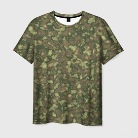 Мужская футболка 3D с принтом Камуфляж цифровой Флора 1 пиксель в Белгороде, 100% полиэфир | прямой крой, круглый вырез горловины, длина до линии бедер | camo | digital | flora 1 | hunt | pattern | pixel | war | армейский | армия | боец | военный | воин | защитный | зеленый | камуфляж | коричневый | маскировка | охота | паттерн | пейнтбол | пиксель | пиксельный | пятна