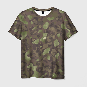 Мужская футболка 3D с принтом Камуфляж Multicam в Кировске, 100% полиэфир | прямой крой, круглый вырез горловины, длина до линии бедер | camo | digital | multicam | pattern | war | армейский | армия | боец | военный | воин | защитный | зеленый | камуфляж | коричневый | маскировка | мультикам | охота | паттерн | пейнтбол | пятна | пятнистый | рыбалка