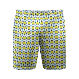 Мужские шорты спортивные с принтом Геометрия абстракция ,  |  | абстрактные | геометрия | классика | классические | нейтральные | спокойные | узор | узоры
