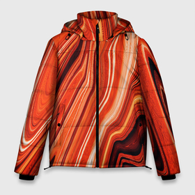 Мужская зимняя куртка 3D с принтом Лавовая абстракция   Красный в Новосибирске, верх — 100% полиэстер; подкладка — 100% полиэстер; утеплитель — 100% полиэстер | длина ниже бедра, свободный силуэт Оверсайз. Есть воротник-стойка, отстегивающийся капюшон и ветрозащитная планка. 

Боковые карманы с листочкой на кнопках и внутренний карман на молнии. | Тематика изображения на принте: abstraction | art | artwork | colorful | colors | graphics | lava | lines | paints | patterns | surrealism | sweethuman | sweethumen | абстракция | арт | графика | искусство | краски | лава | линии | разноцветный | сюрреализм | узоры | цвета